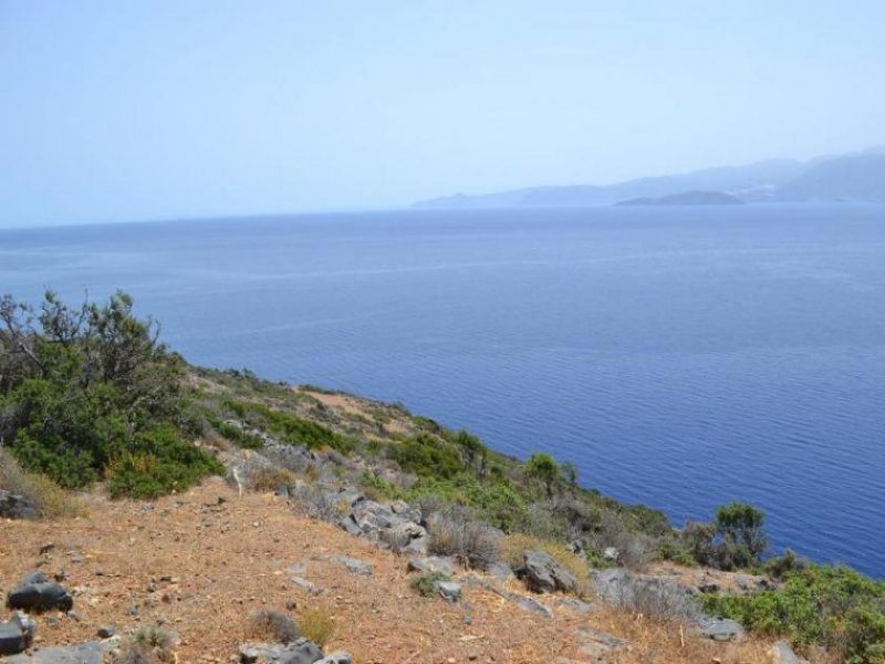 Schisma Eloundas Kreta, Elounda: Großes, erstklassiges Grundstück in erster Meereslinie zu verkaufen Grundstück kaufen